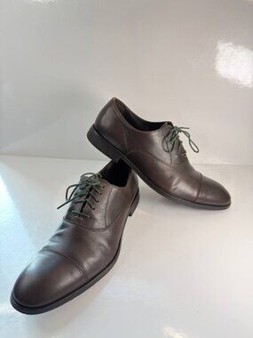 Paul Smith Leather Oxford Shoes – Cap Toe – Men’s Size EU 41 / UK 7 / US 8